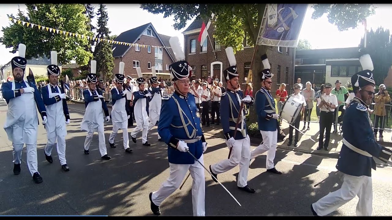 Schützenfest in Kleinenbroich. Die Montagsparade 13. Juni 2022