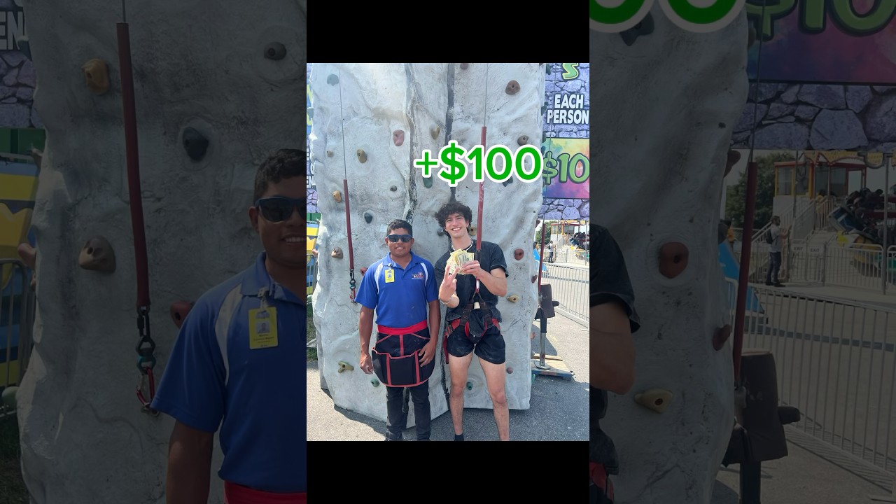 This Climb Won Me $100!