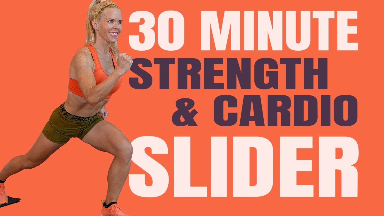30 MINUTE SLIDER WORKOUT | Strength And Cardio | Full Body Burn!