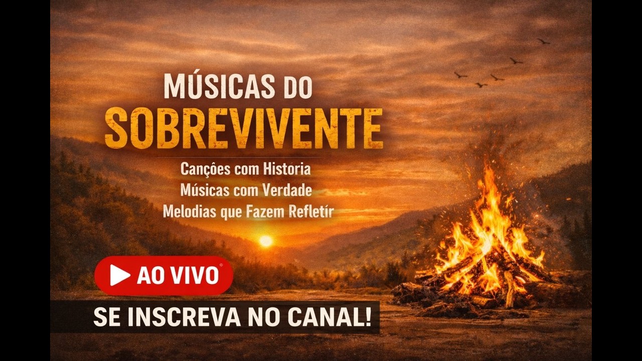 🔴 AO VIVO | Músicas do Sobrevivente – Canções com História e Verdade