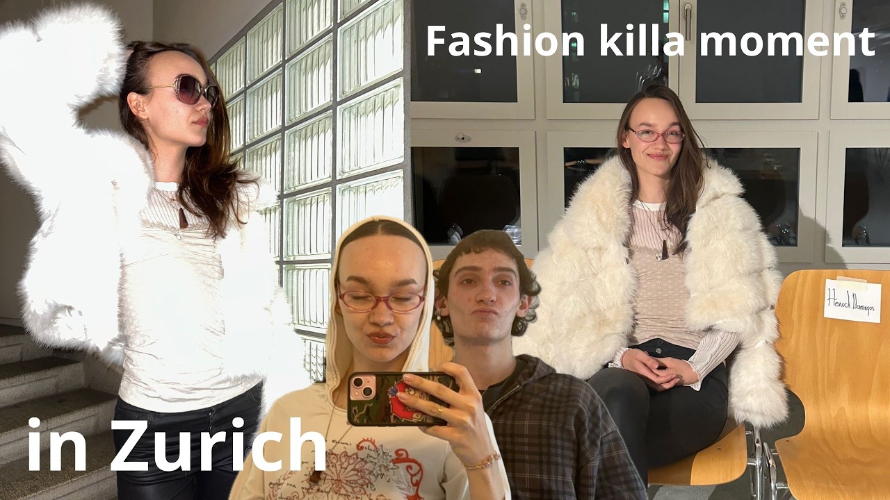 Zürich vlog - attending a fashion show, time with my best friend, exploring, first snow