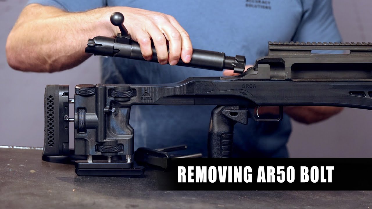 Removing AR50 Bolt in Accuracy Solutions Orca Chassis