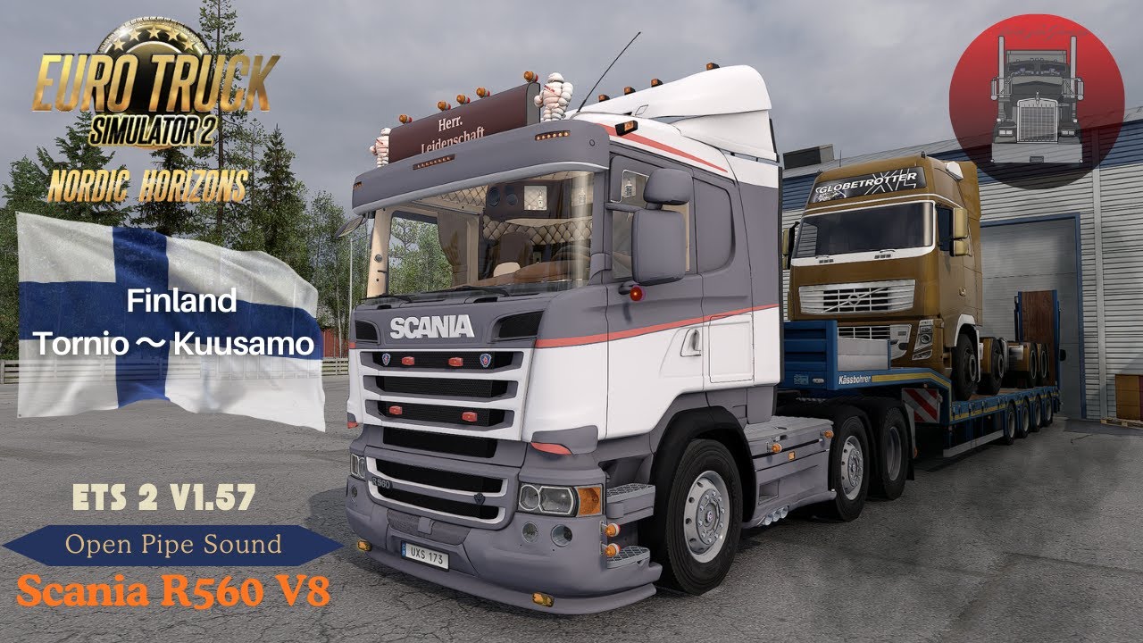 Scania R560 V8 Low Cabin Open Pipe Mod Gaming ModdinG Euro Truck Simulator 2 1.57｜ POV Truck Driving