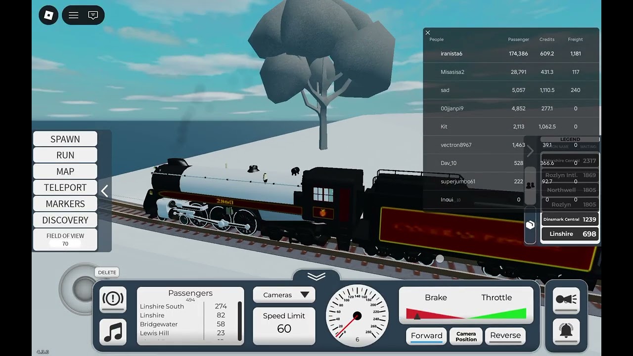 (Roblox) Terminal Railways Class Hle - Royal Hudson 