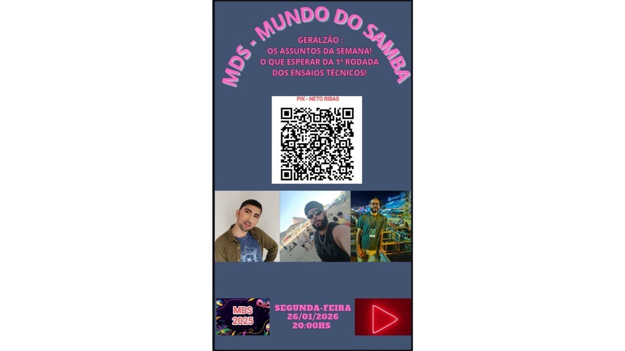 MDS CARNAVAL 2026 - GERALZÃO: O QUE ESPERAR DA 1ª RODADA DE ENSAIOS TÉCNICOS - NETO RIBAS!