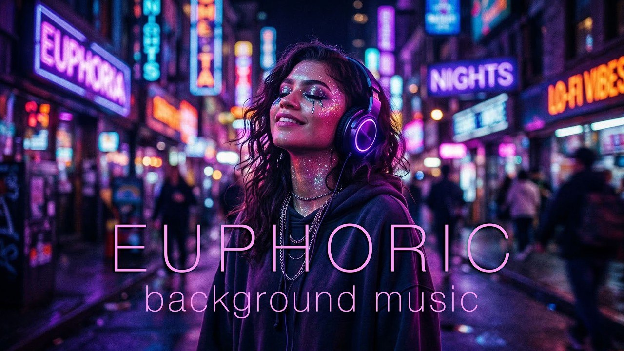 Euphoria Aesthetic Synthwave Mix - 1 Hour Background Music for Gaming & Focus