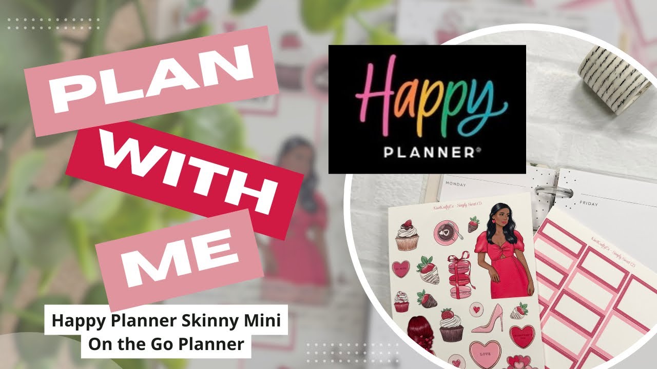❤️ PLAN WITH ME ❤️ Happy Planner Skinny Mini | On the Go Planner | Skinny Mini | PWM | 02/02/26