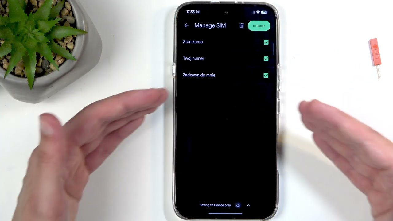 INFINIX Note 60 &mdash; Как импортировать контакты с SIM-карты