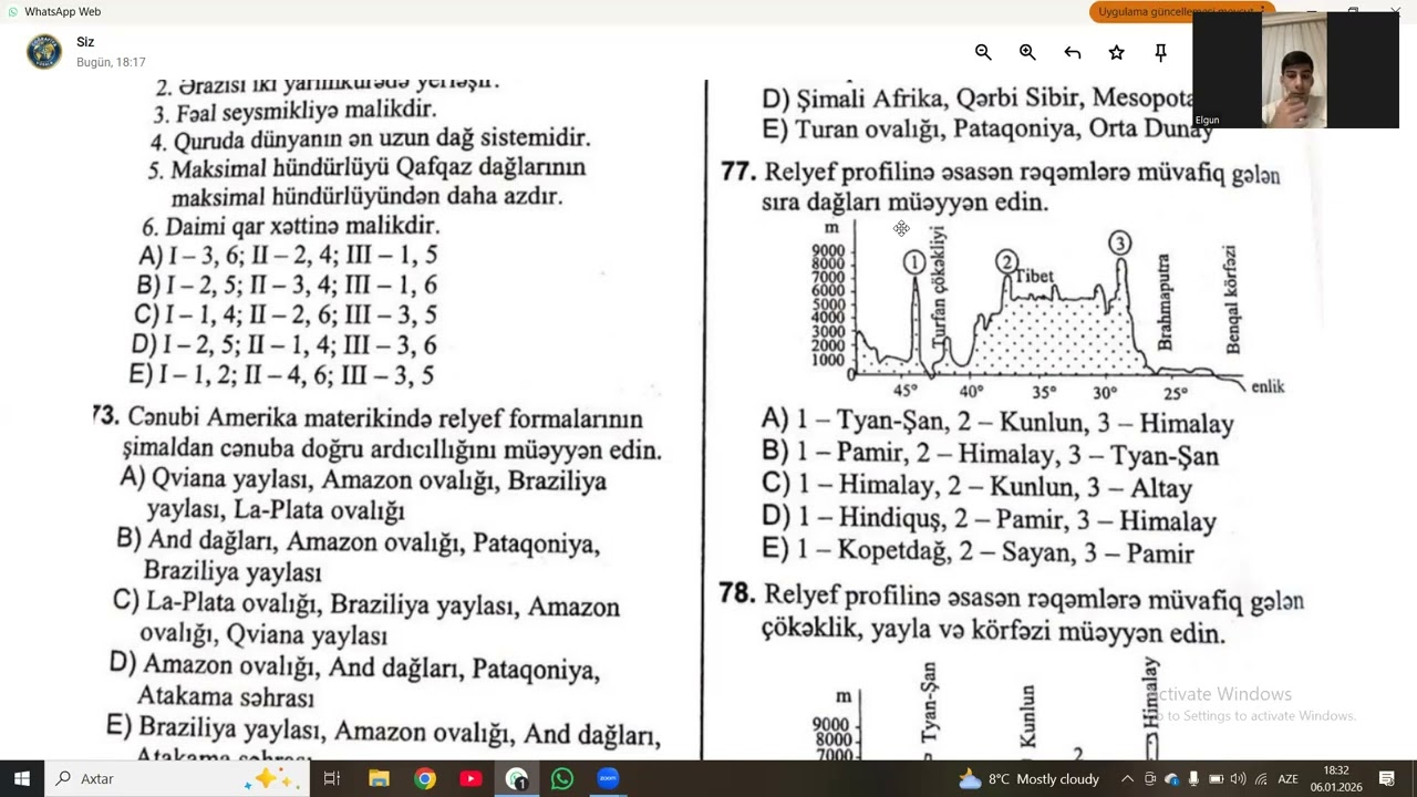 Dim MATERİKLƏRİN FİZİKİ COĞRAFİ MÖVQEYİ RELYEF 