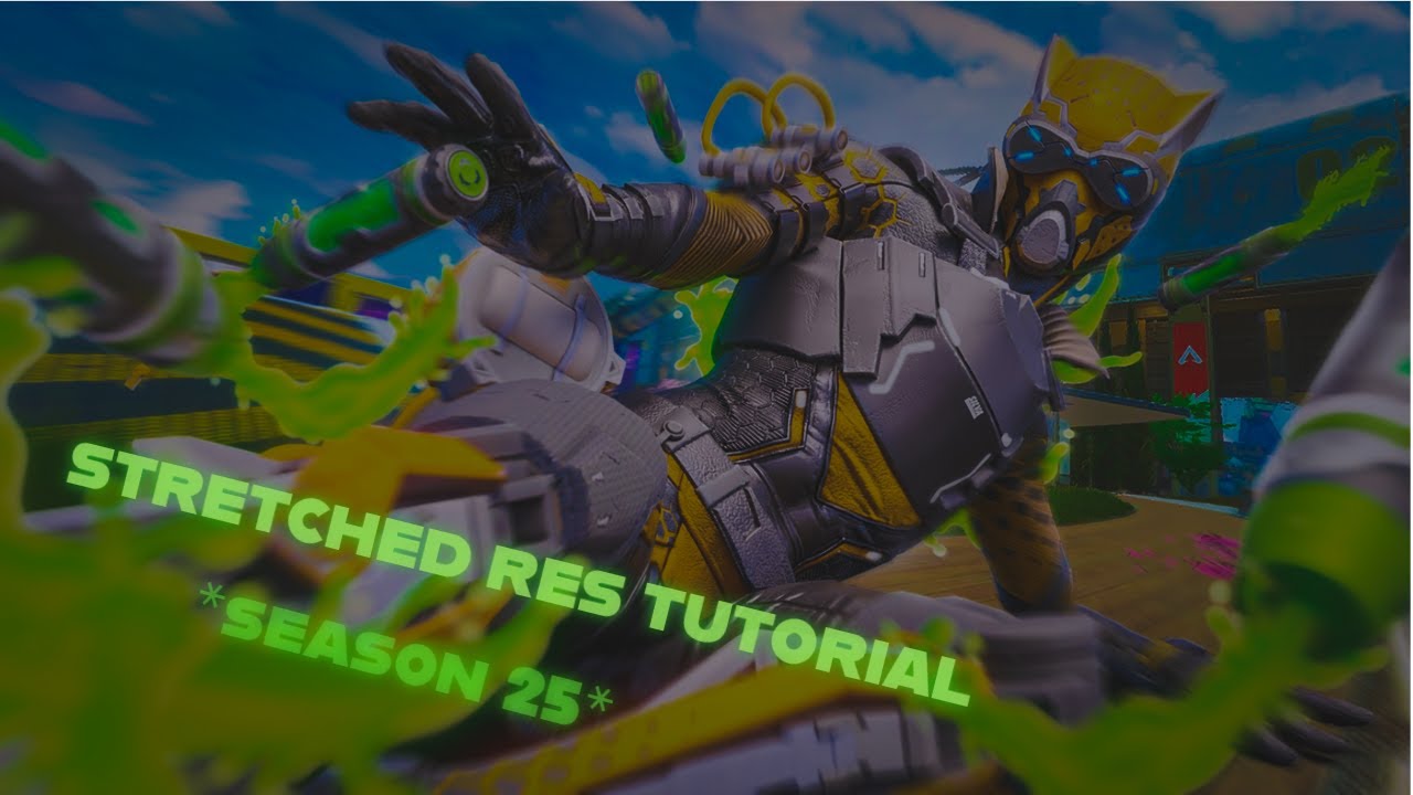 How to ACTUALLY get STRETCHED RES to apex with no black bars.....*season 25*
