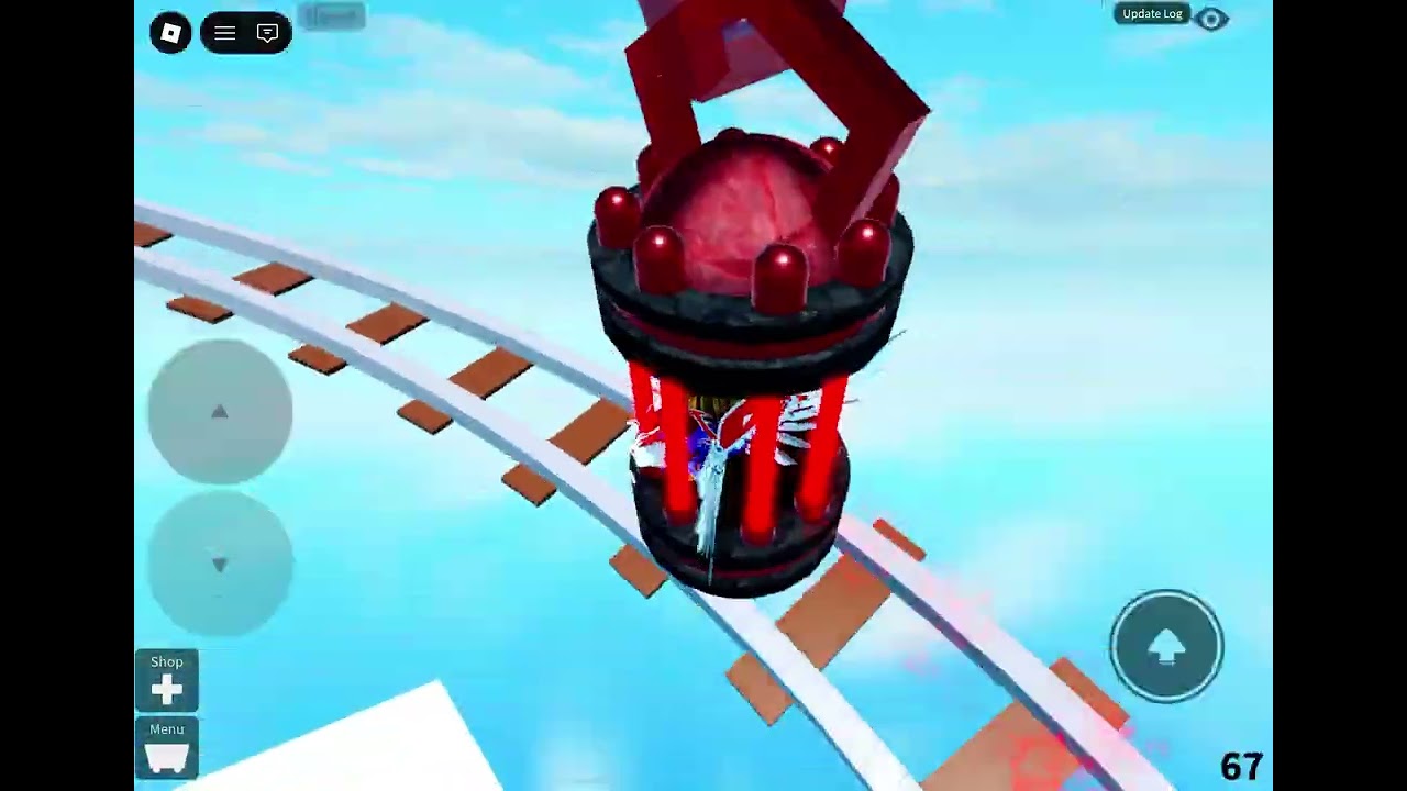 Create a cart ride | Vivaan drop the Crimson Lantern Off a high place (Roblox)