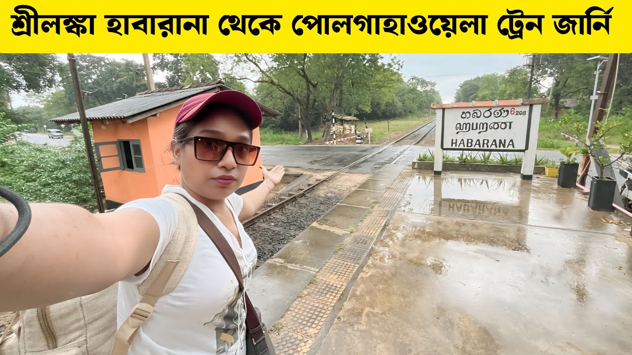 শ্রীলঙ্কা হাবারানা থেকে পোলগাহাওয়েলা ট্রেন জার্নি ভিডিও | Habarana To Polgahawela Train Journey |
