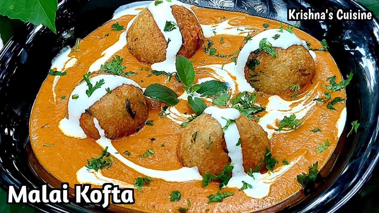 Malai Kofta || Malai Kofta Curry Recipe || Paneer Malai Kofta || Krishna's Cuisine #malaikoftarecipe