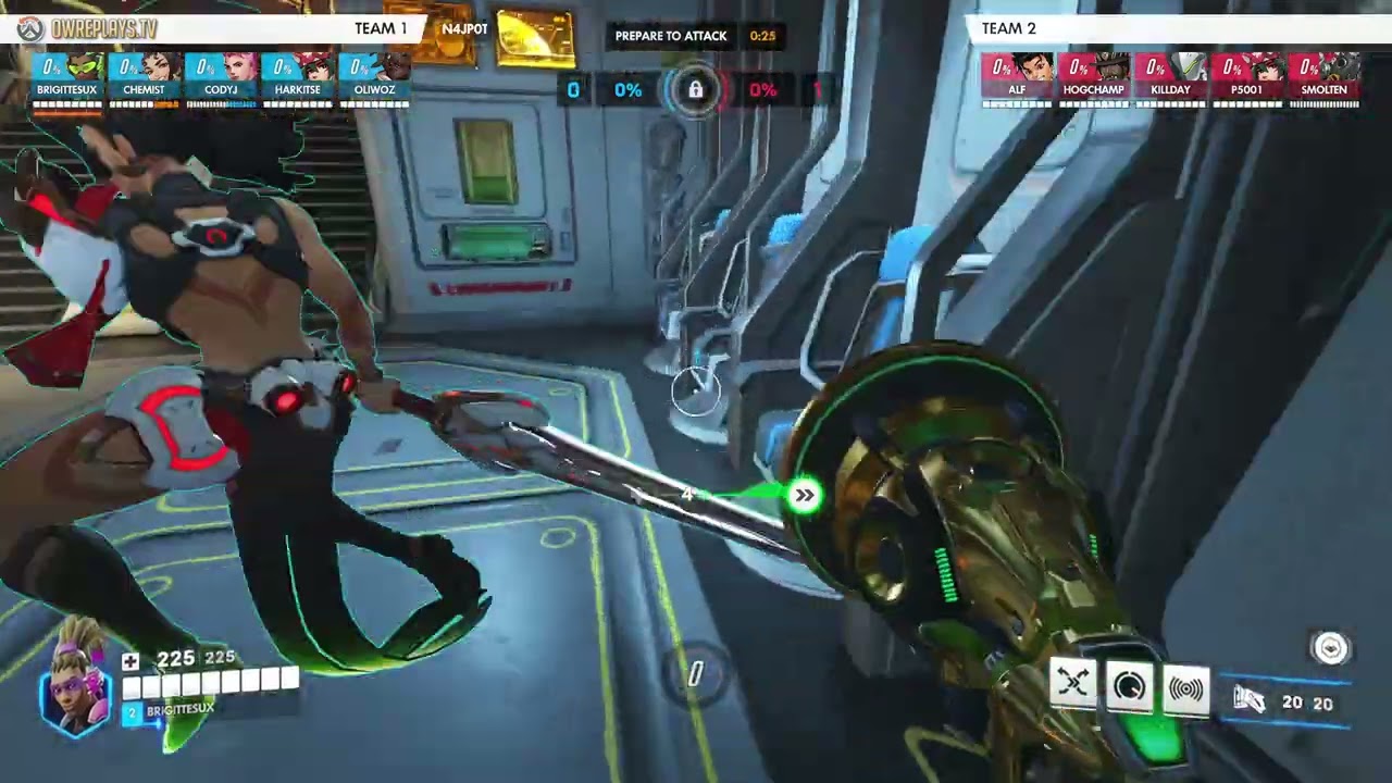 vs Bristol Mental Boomin (Map 1) by BRIGITTESUX — Overwatch Replay N4JP0T