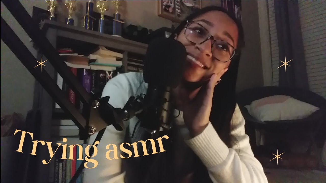 Trying asmr for the first time✨