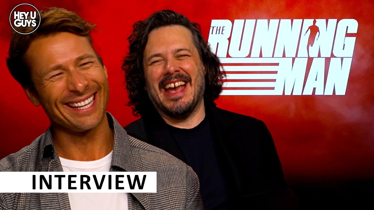 Glen Powell & Edgar Wright on Re-Inventing The Running Man &mdash; Forget the 80s Version!