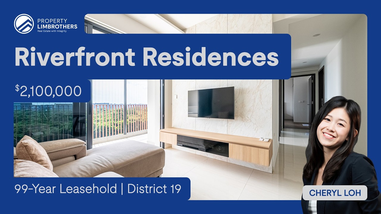 Жилой комплекс Riverfront Residences - 3 спальни, 1066 кв. футов, район D19 | Аренда на 99 лет | ...