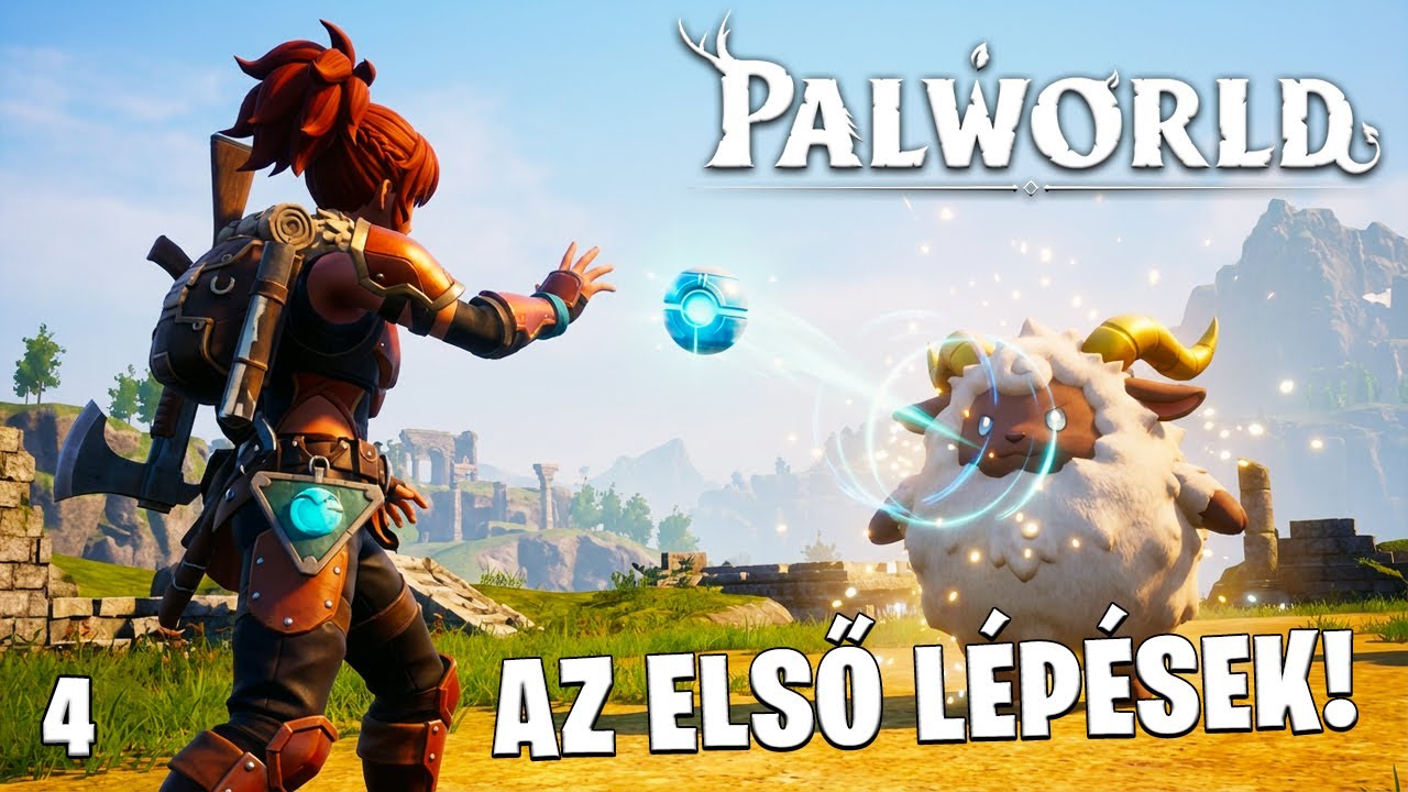 PALWORLD LIVE #4 - Befogás + Bázisépítés! Első lépések!