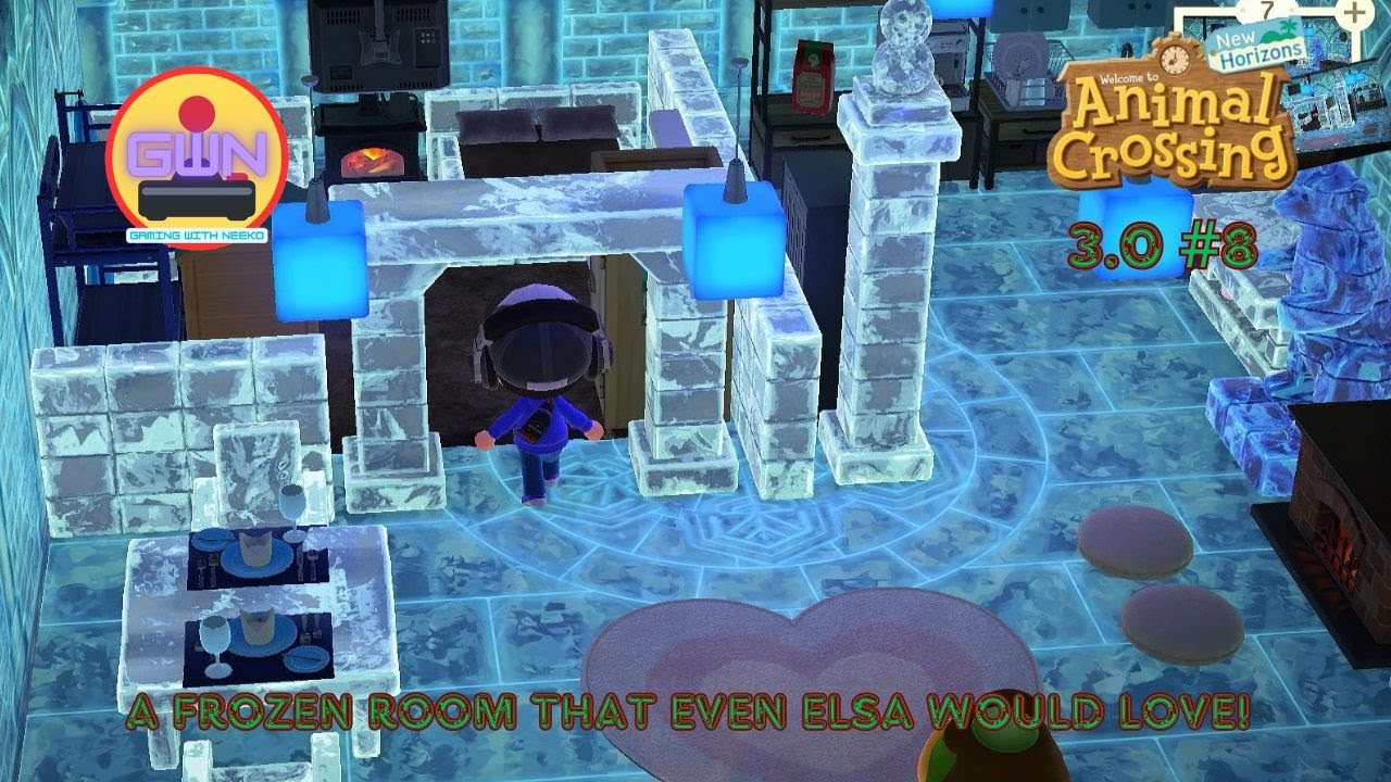 Animal Crossing New Horizons 3.0 #8: A Frozen room that even Elsa would love to stay in!
