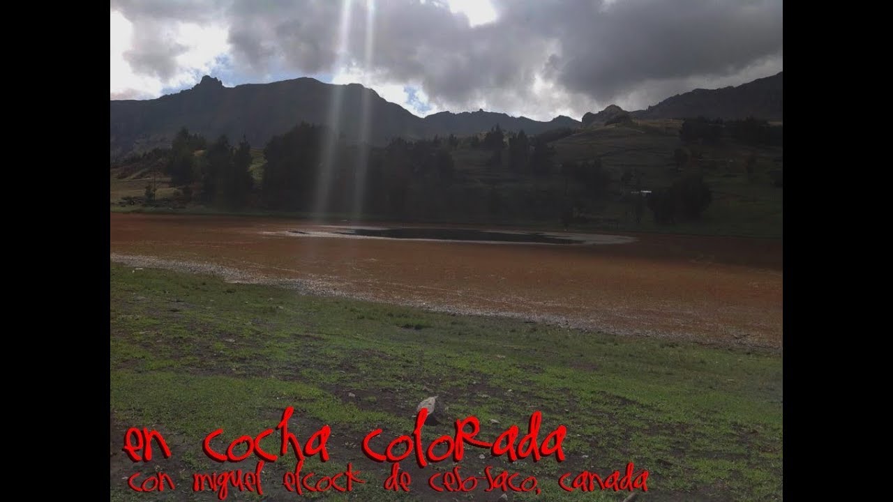 COCHA COLORADA turismo, con Miguel Elcock, Canadá
