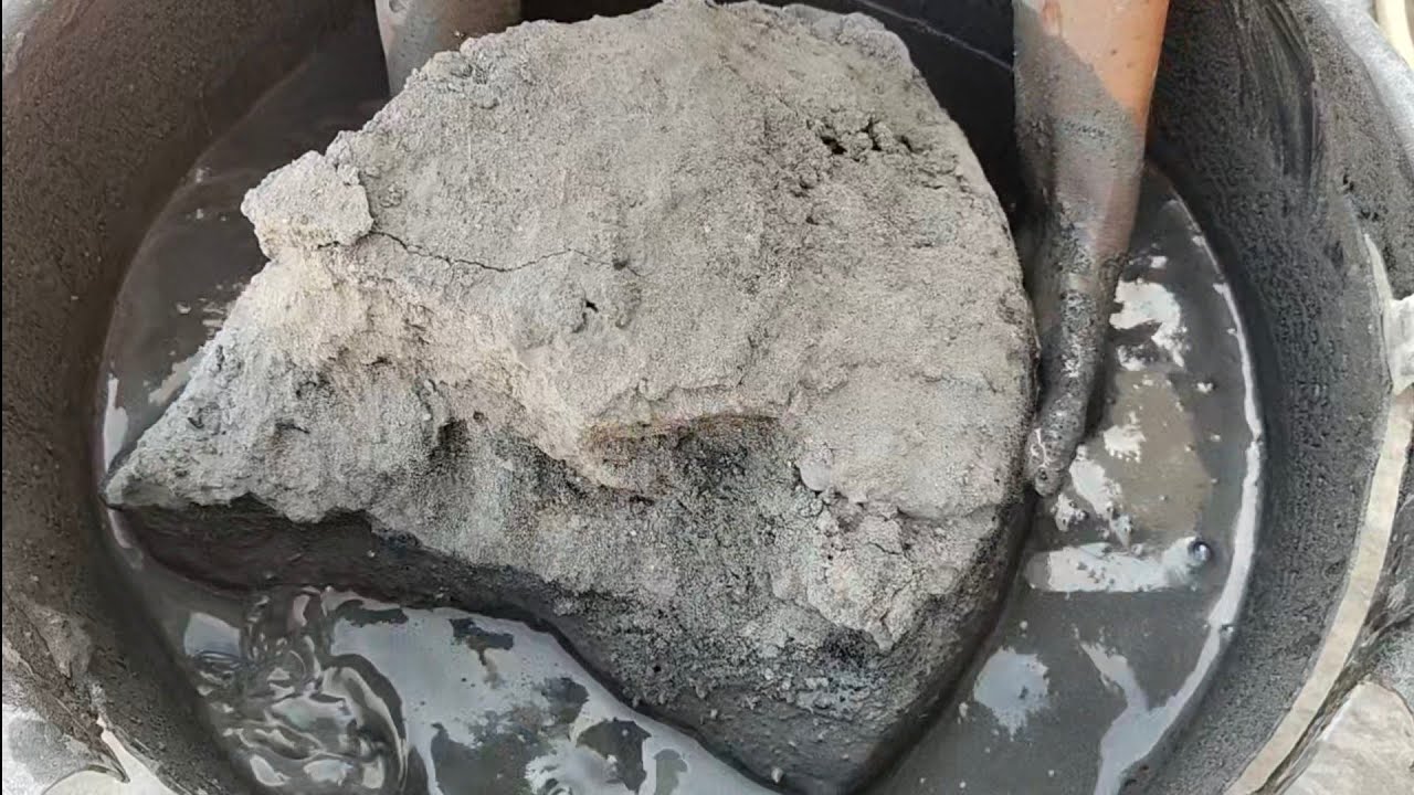 #charcoalashes  crumbling in lots of water 💦 asasmr