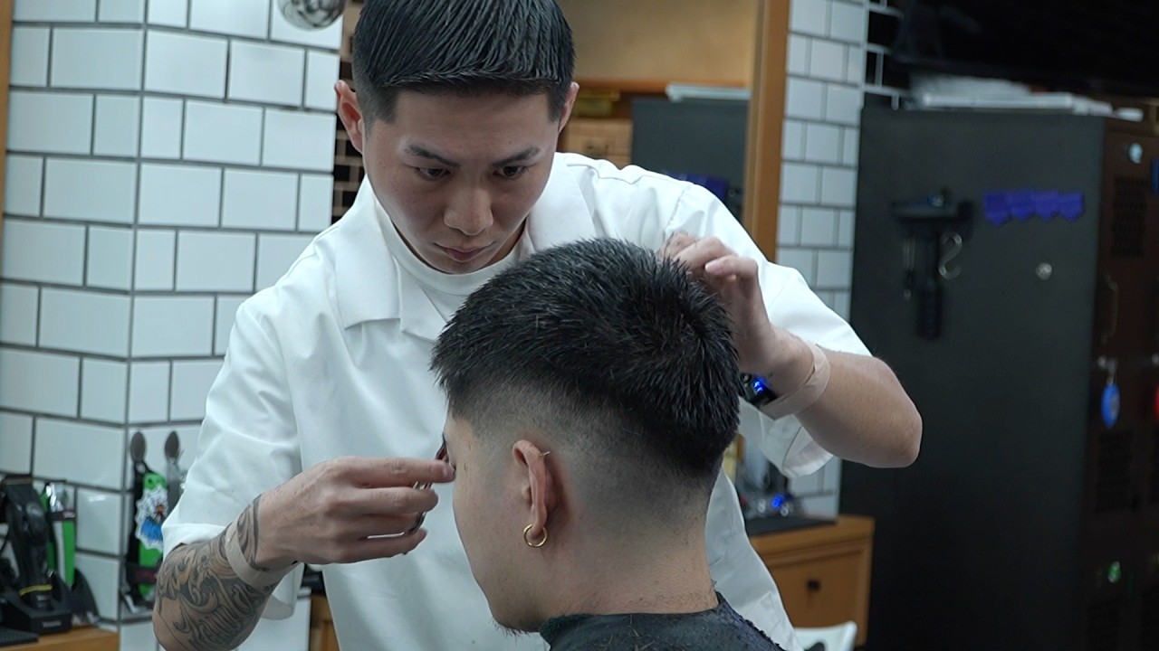 💈🇯🇵Fade style at Barber Shop NOR 2nd, a barber shop for cool guys | Haircut, Shaving, Shampoo, ASMR