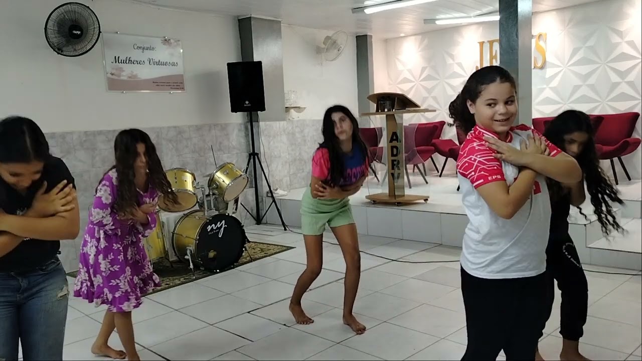 Coreografia Aquieta Minha Alma ensaio