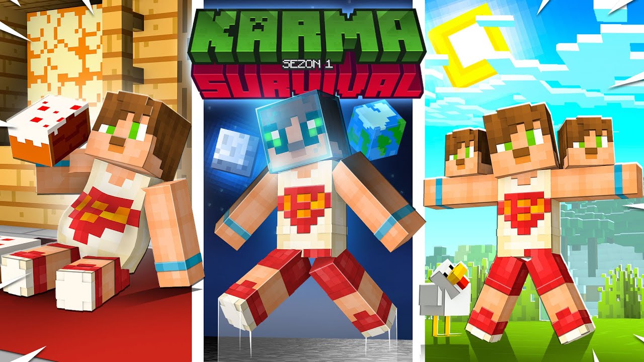 Minecaft YENİ TÜRÜM HIRSIZ 😳 KARMA