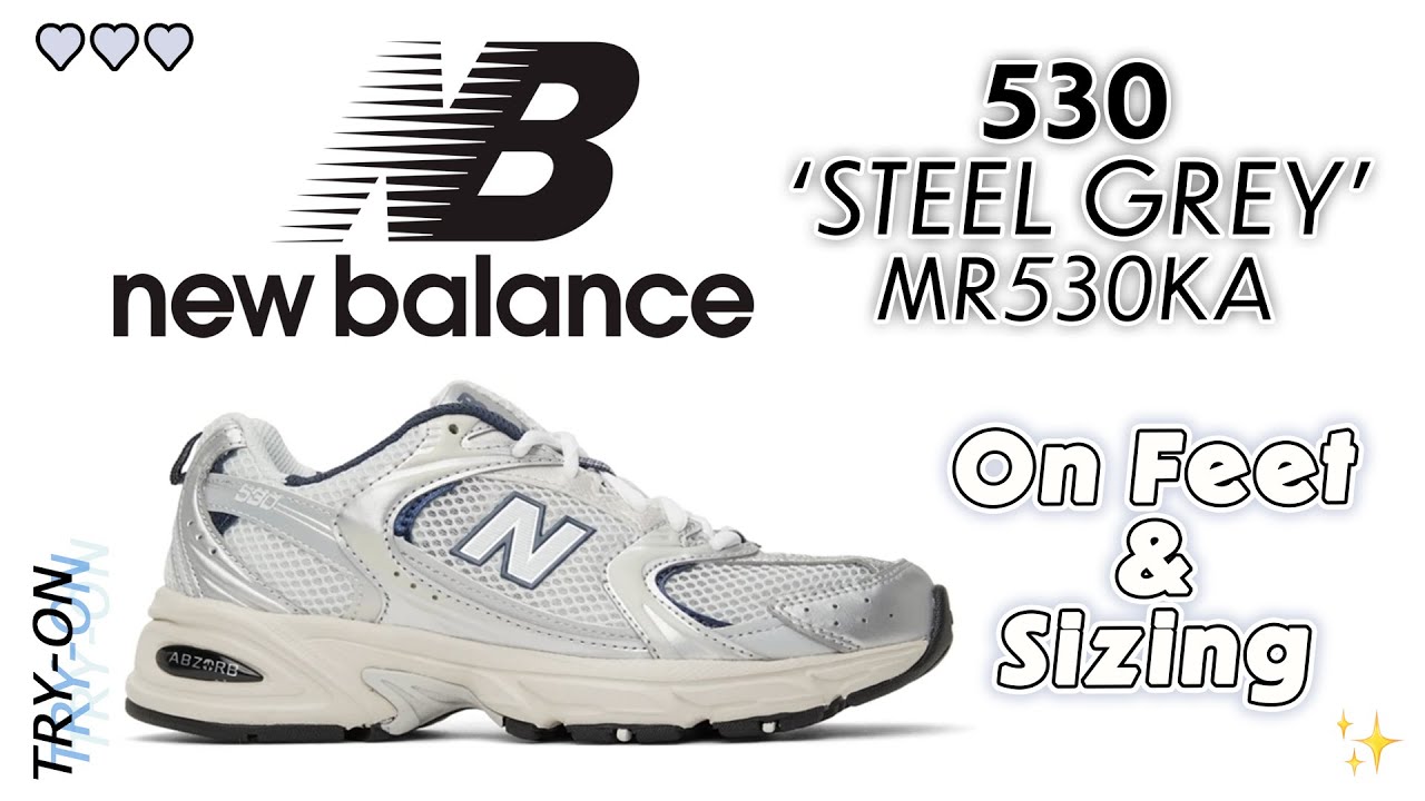 NEW BALANCE 530 Steel Grey MR530KA | On Feet & Sizing | AERIN