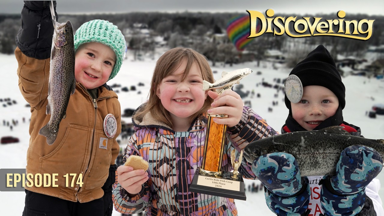 DISCOVERING | Curtis Kids Fish Coop, Ice Fishing, Quickest Way to Fillet a Northern Pike