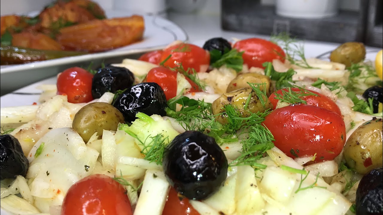 سلطة البسباس التونسية (الشمر)