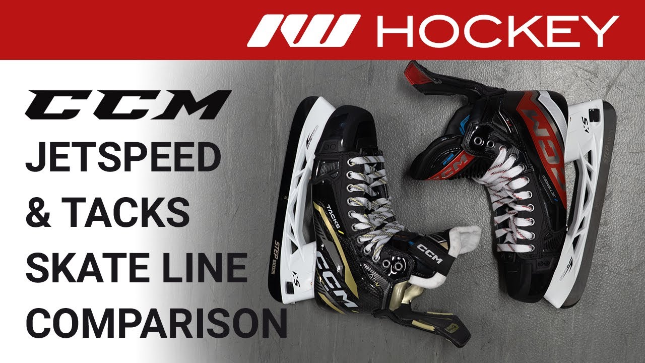 Сравнение коньковых линий CCM JetSpeed ​​и Tacks // Взгляд на лед