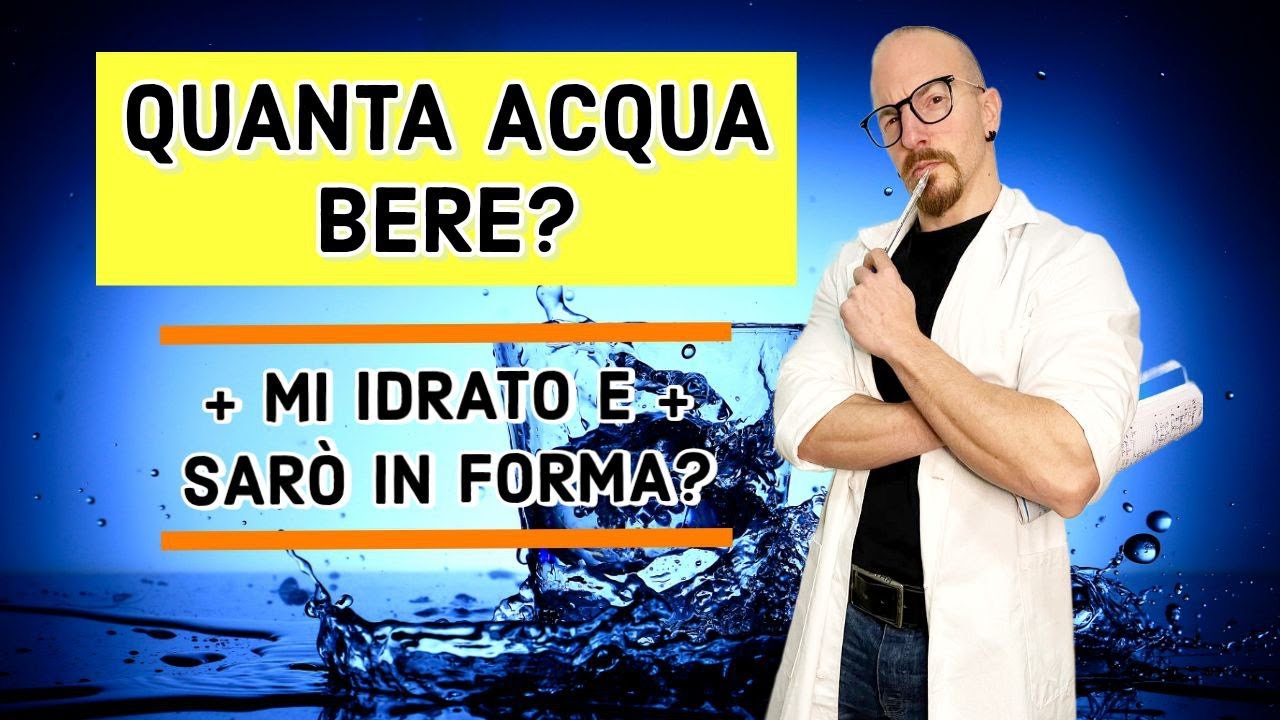 Quanta acqua bere al giorno?