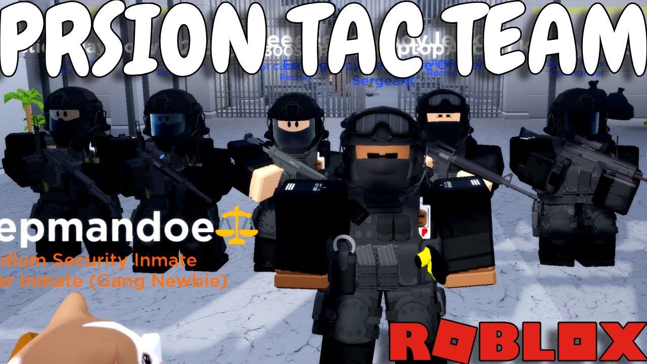 ТЮРЕМНАЯ КОМАНДА ПРОТИВ ЗАКЛЮЧЁННЫХ!! План побега в ролевой игре Prion в Roblox