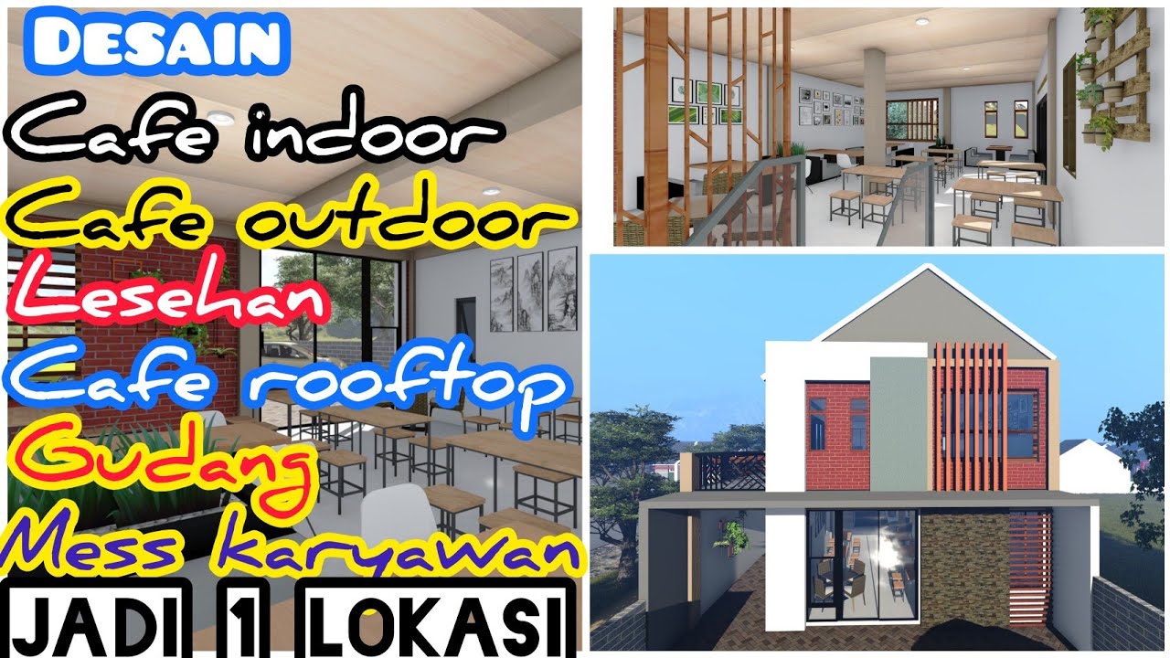 Desain cafe minimalis