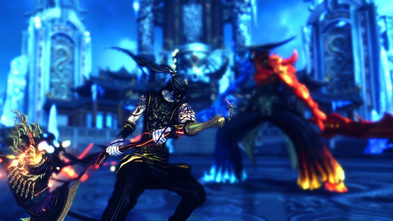 Blade & Soul NA- Vortex Temple 12man Twin Asuras (Hardmode) Clear Destroyer/Keeper PoV 4k 60fps