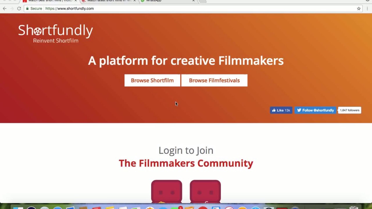 Watch Short Films From Creative Filmmakers Platform | Shortfundly