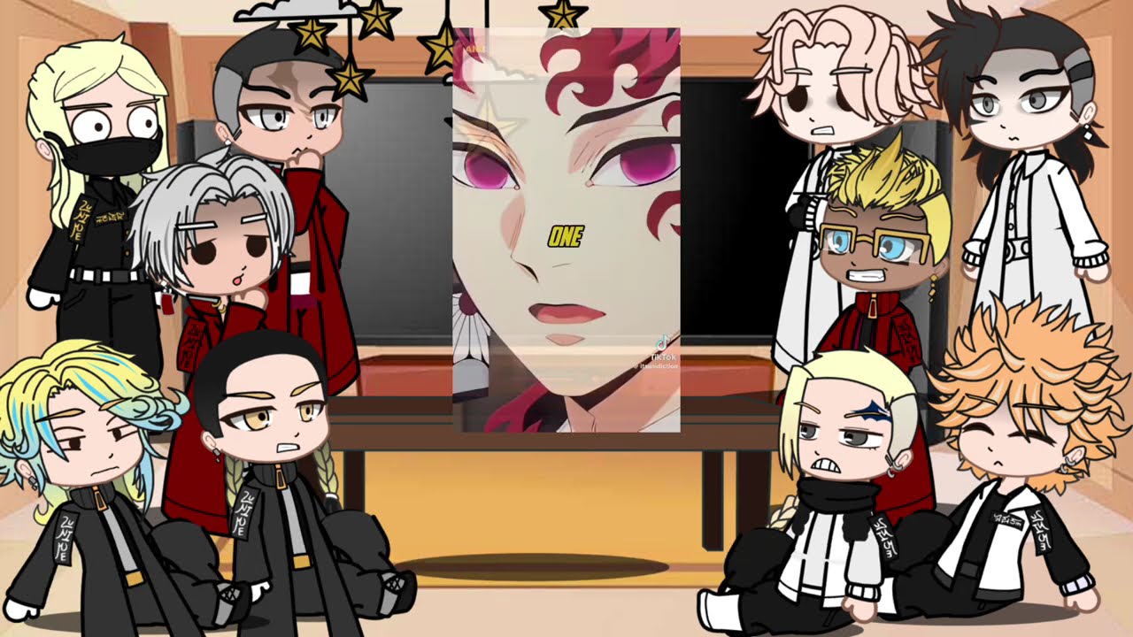 Tokyo revengers react to takemichi as Yoriichi | Giyuu | Demon slayer | Gacha life