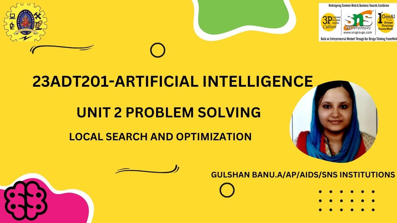 LOCAL SEARCH OPTIMIZATION| PROBLEM SOLVING|SNS INSTITUTIONS
