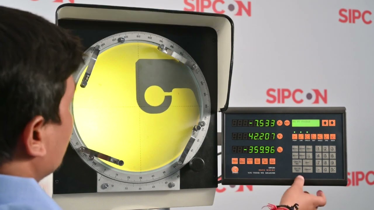 Bench Top Vertical Profile Projector | Sipcon SP-300