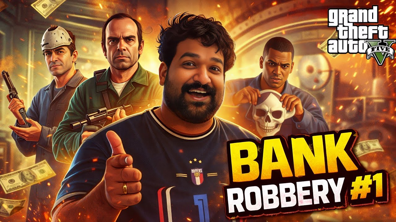 GTA 5 Bank Robbery #1 😱 First Heist Mission Gameplay | PS5 Hindi | Zion Xoad Gamers