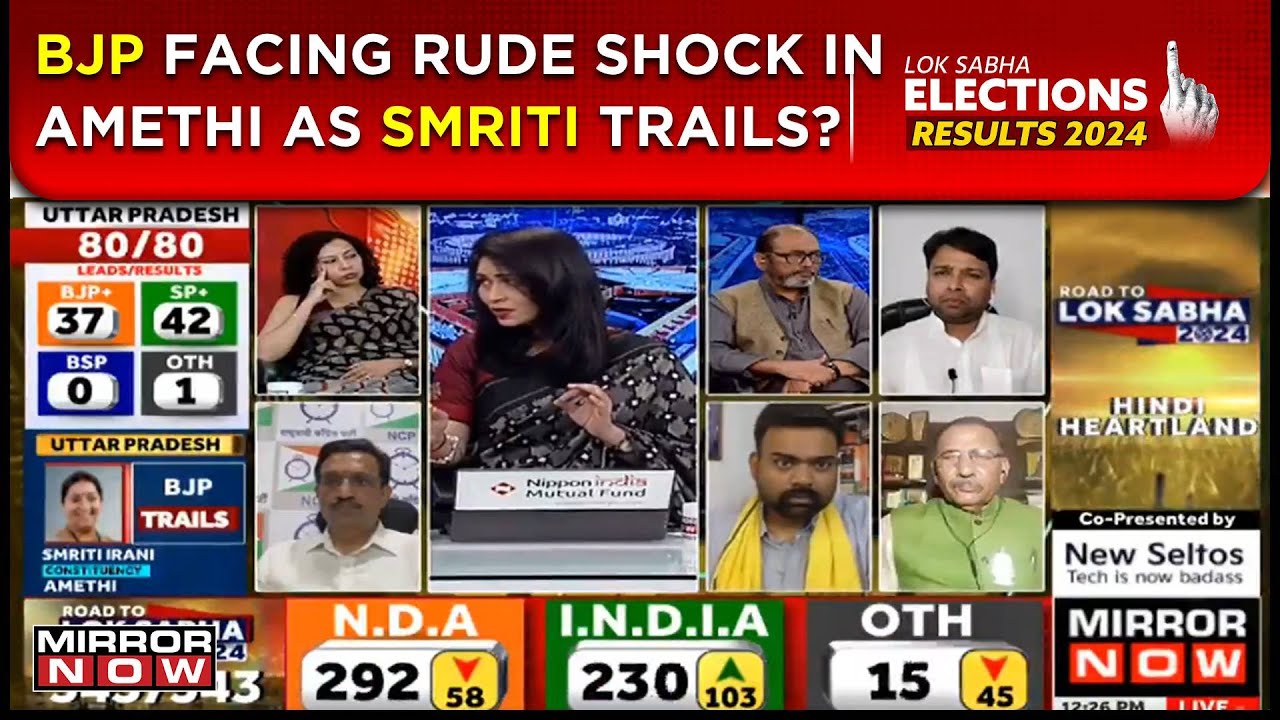 Amethi Lok Sabha Election Result: Smriti Irani Trails Behind Congress’ Kishori Lal Sharma In Amethi