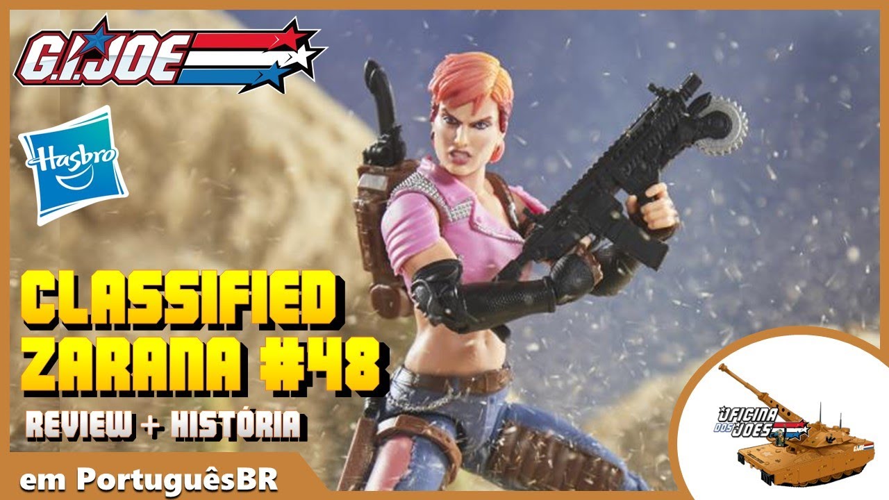 GIJoe Classified Zarana - Review em PT/BR