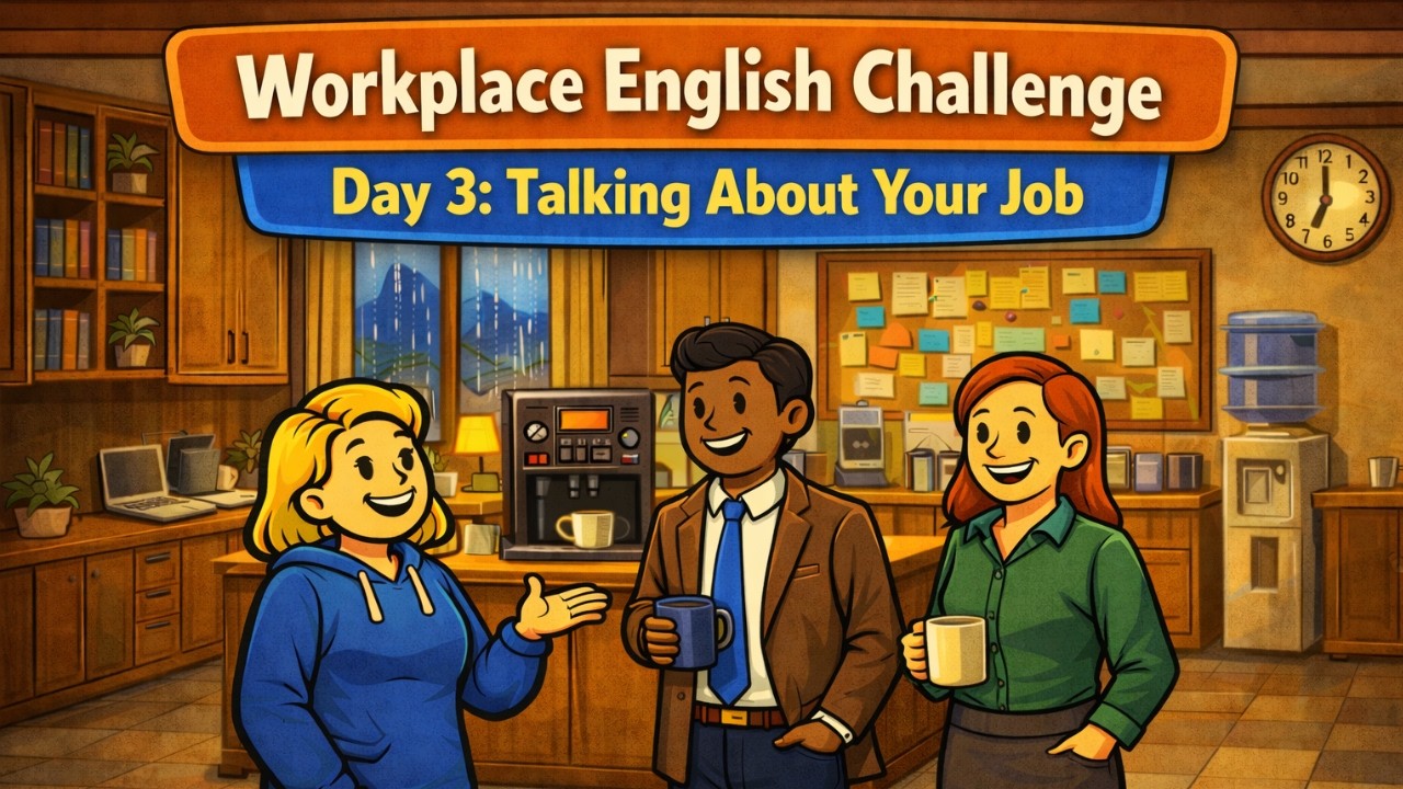 English Listening Practice | Talking About Your Job in English - Day 3 | Slow English Podcast