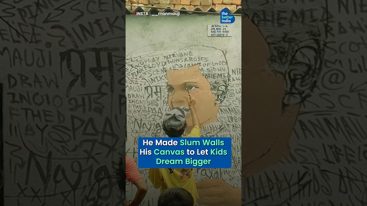 From Grey Walls to Holi Hues | Manmauji&rsquo;s Delhi Slum Transformation
