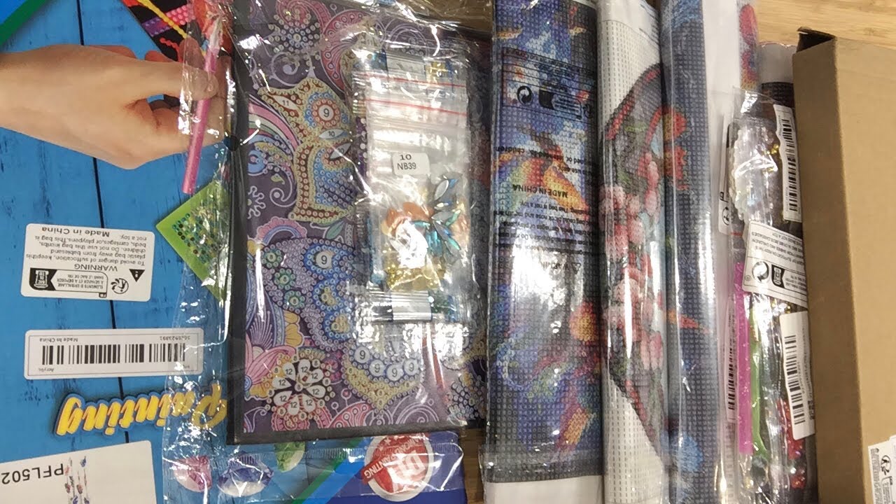 Large Temu Diamond Painting Haul Part 1