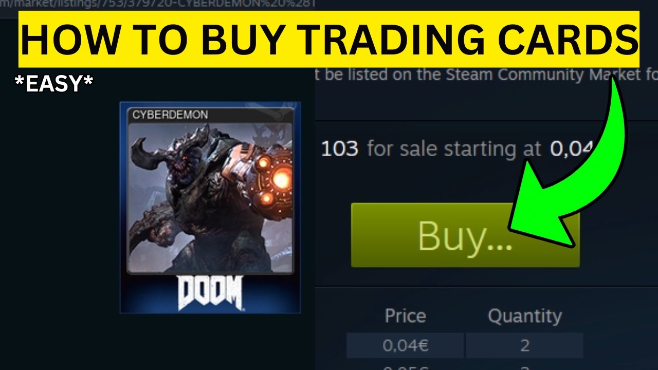 Как купить коллекционные карточки в Steam (просто)