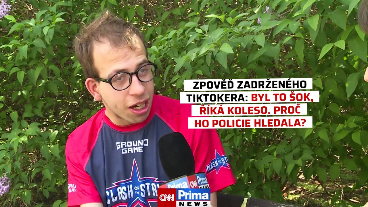 Zpověď zadrženého tiktokera: Byl to šok, říká Koleso. Proč ho policie hledala?
