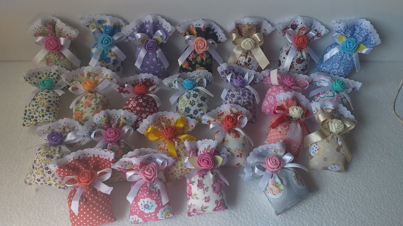 (D.I.Y) Aprenda a fazer esses lindos Saches   Perfumados( Lembrancinha Dia da Mães 🥰🥰🥰