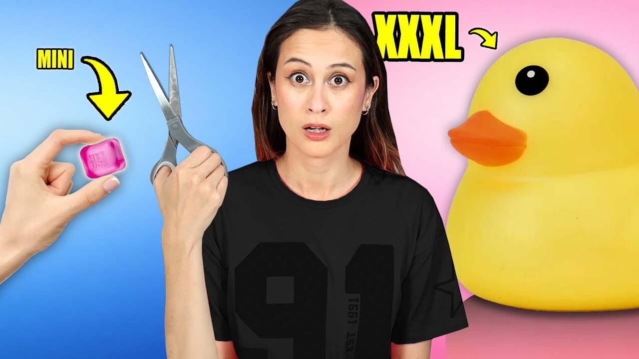 SLlJM SQUISHIES OPEN KNIPPEN van KLEINSTE TOT GROOSTE! || Fan Friday
